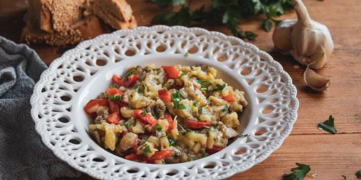 recipe image Auberginensalat aus Berg Athos