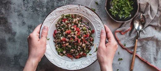 recipe image Salat mit schwarzäugigen Bohnen