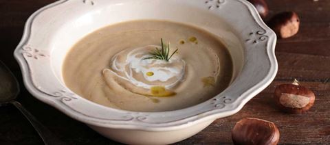 recipe image Festliche Velouté Suppe mit Maronen