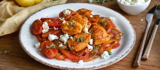 recipe image Κοτόπουλο με πιπεριές