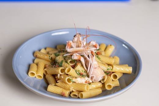recipe image Ragattoni Al Olio με Ελαιόλαδο & Μπούκοβο με Καραβίδες