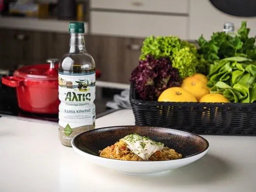 recipe image Λαχανόριζο με Φιλέτο Τσιπούρας