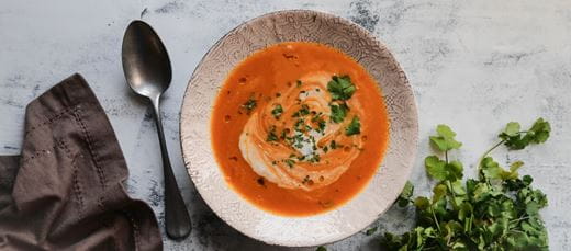 recipe image Σούπα με γλυκιά κολοκύθα