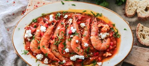 recipe image Γαρίδες Σαγανάκι