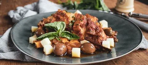 recipe image “Bardouniotiko” Chicken (Lakoma, Sparta)