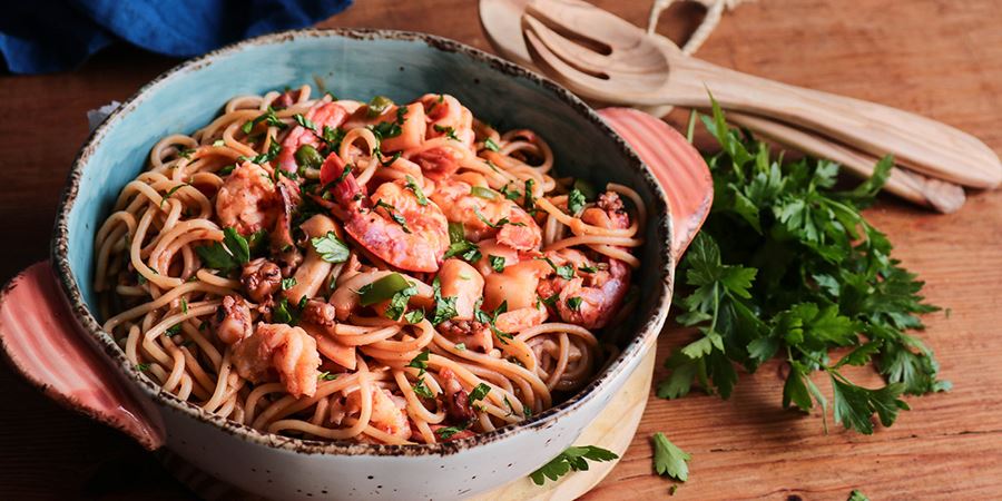 recipe image Spaghetti with Seafood