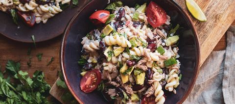 recipe image Макаронный салат с тунцом и фасолью