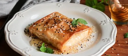 recipe image «Саганаки» в хрустящем тесте